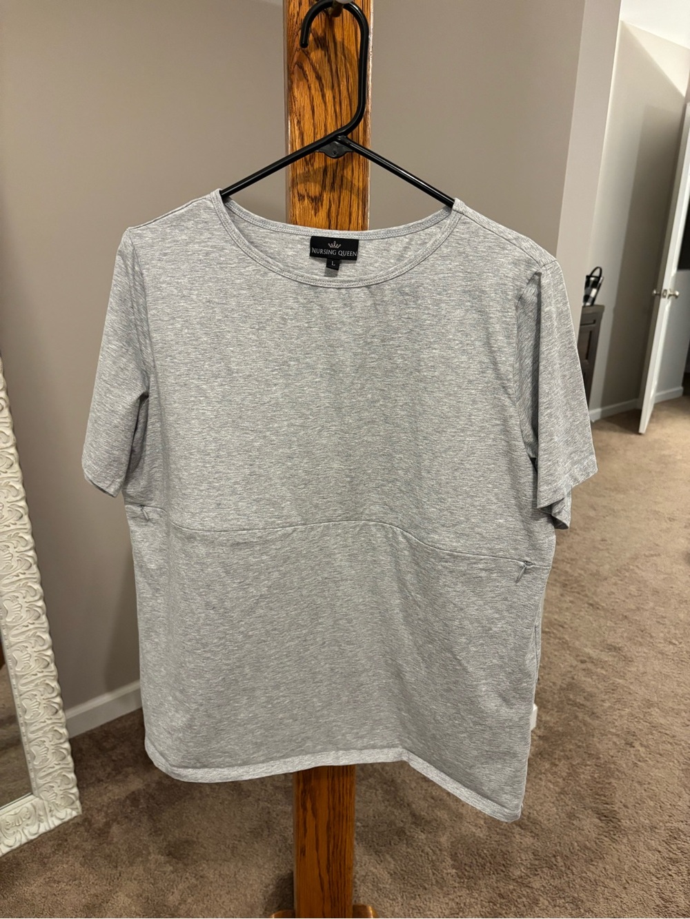 Heather Gray Nursing Top